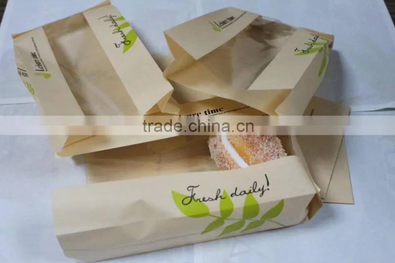 Guangxi factory made kraft paper bag for bread