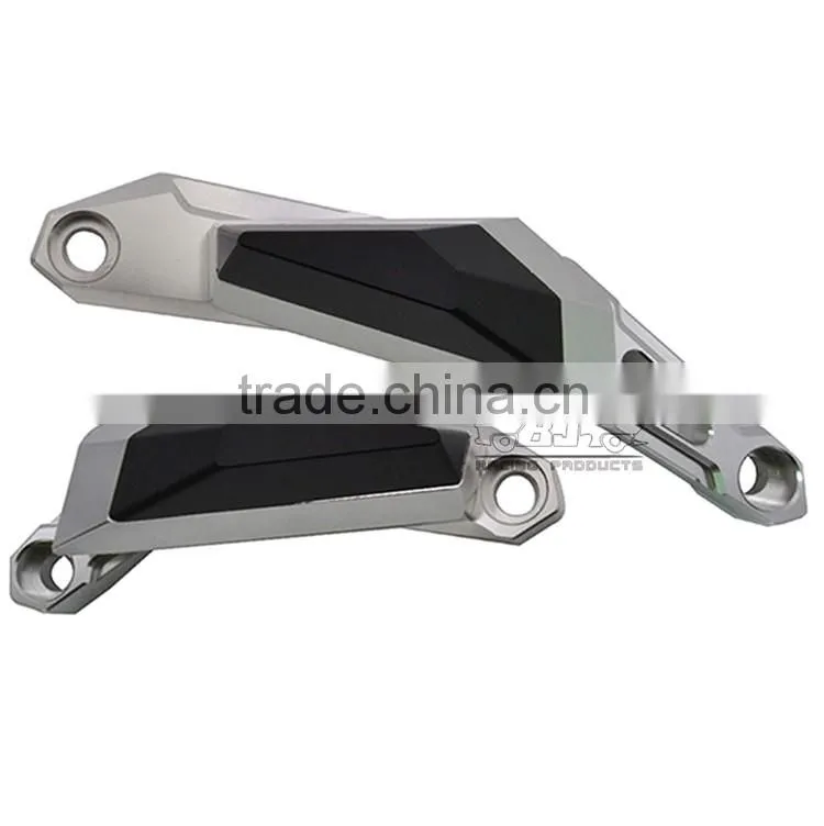 BJ-FS-MT07 CNC 6061 Aluminum Sliver Sliders crash protector Left and right Motorcross Frame Slider for Yamaha MT07 13-15