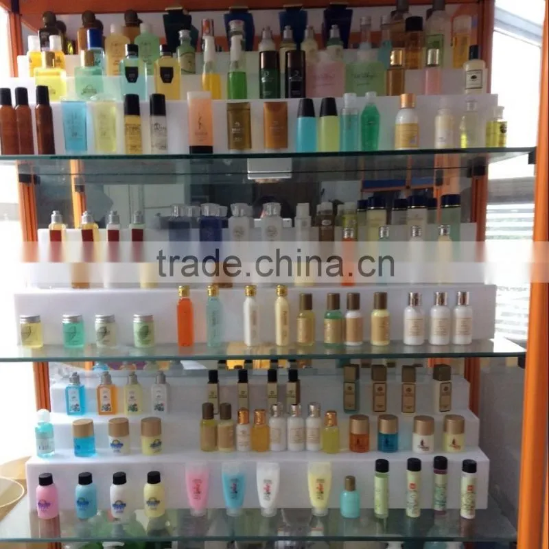 disposable shampoo in bottle