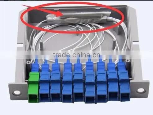 hot selling 1x8 plug-in box SC PLC Splitter