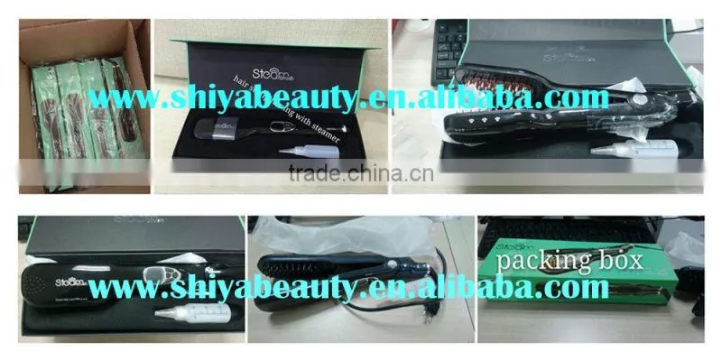 2016 Teleshop Hair Styler Straightener Flat Iron Fast Straightening With Steamer Pod Brush As Seen As On Tv Salon Steam Youtube