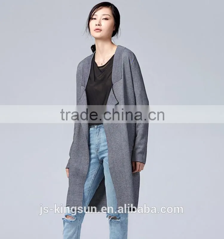 Woman's long cotton cardigan