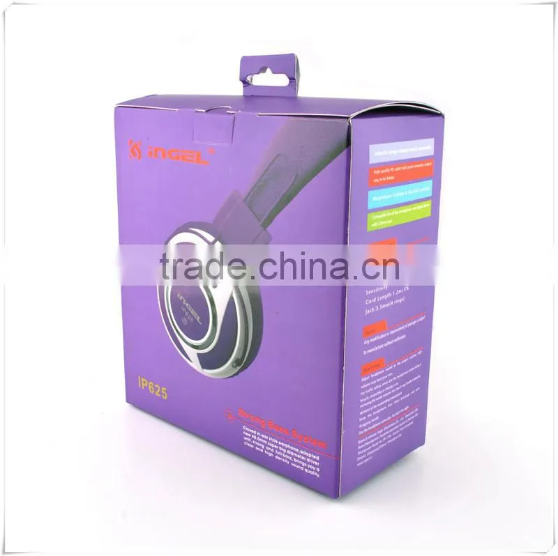 New arrinal mp3 headphone mobile phone headphone with microphone headphone wholesale IP625