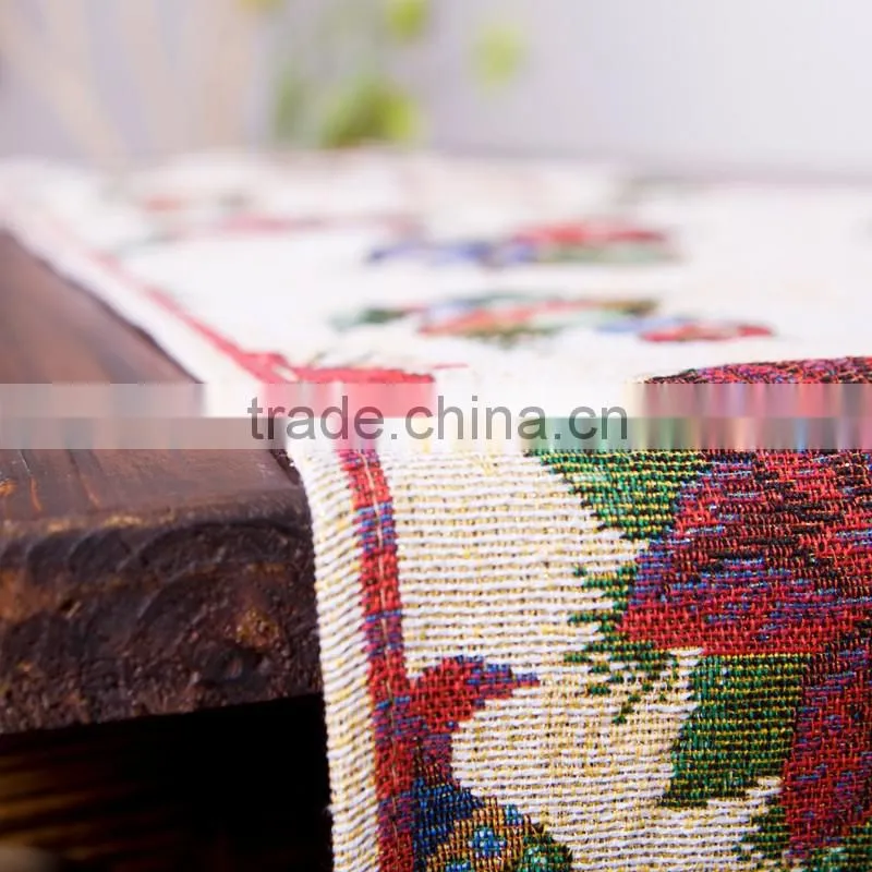 PLUS jute burlap die cut felt table runner for wedding