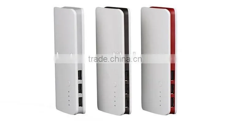 Hot Selling 3 ports Ports Mobile Battery Charger ,10000 mah Portable Mobile Battery Charger