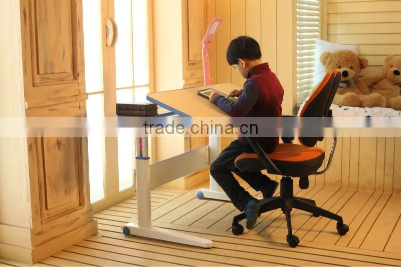 Height adjustable children kids study desk