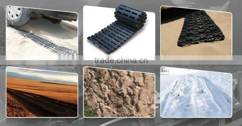 Recovery tracks, Car Security Snow Mud Sand Rescue Escaper Traction Mats