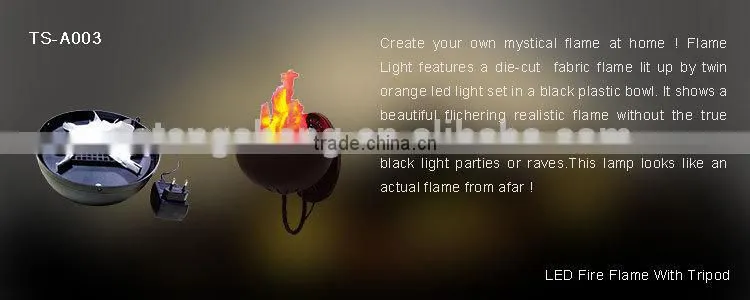 Wholesale LED Wall fire flame light with orange LED light with CE and ROHS for indoor use and party use