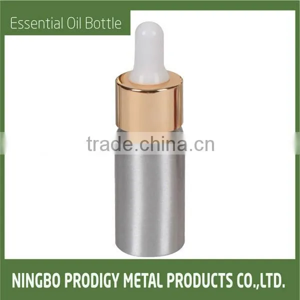 ALUMINUM COSMETICS BOTTLE WITH DROPPER