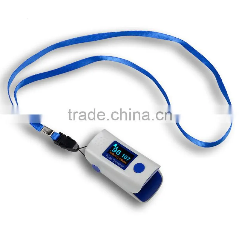 Fingertip Pulse Oximeter Blood Oxygen Saturation SpO2 Pulse Rate Dual Color OLED