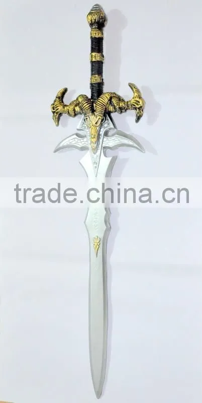 World of Warcraft Animation Sad PU Sword, Sheep Head Sword Film Props, Simulation Model Military Weapons