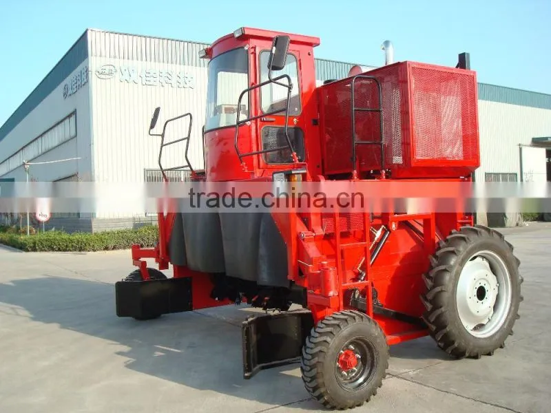 SUNCO Factory chicken manure compost turner machine/organic manure compost turner