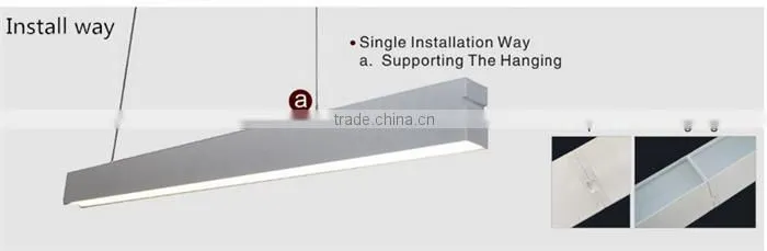 Led linear light; office pendent light