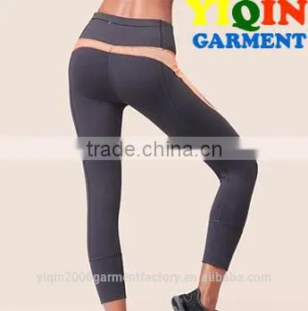 dry fit mesh yoga tights custom