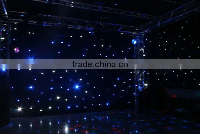 hot starry sky lighting fiber optic led star curtain