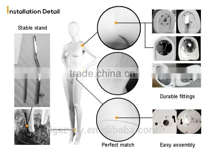 half body mannequin display for swim suits