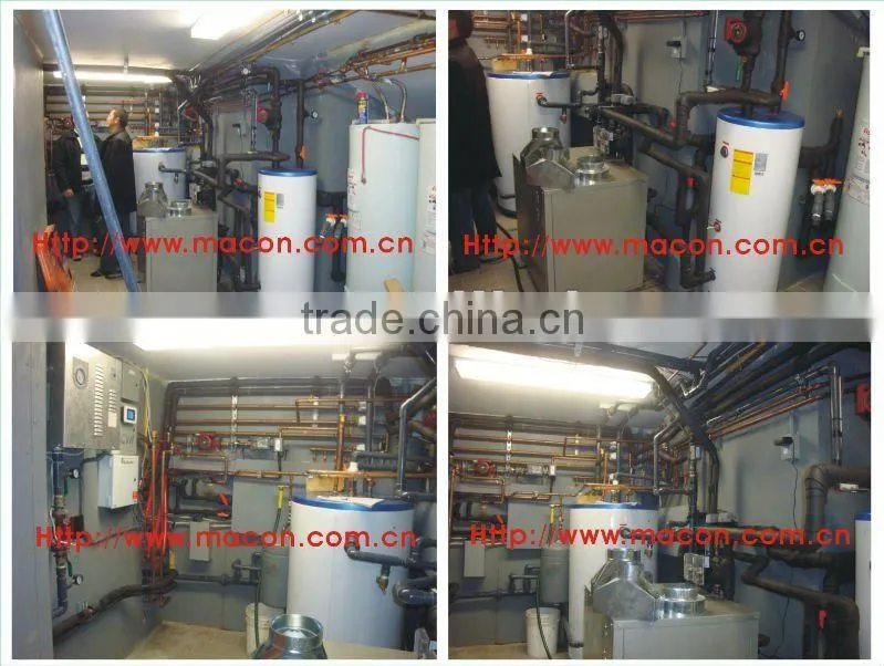 House heating pump, hot water conbine with air compressor