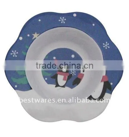 Melamine Christmas design plate