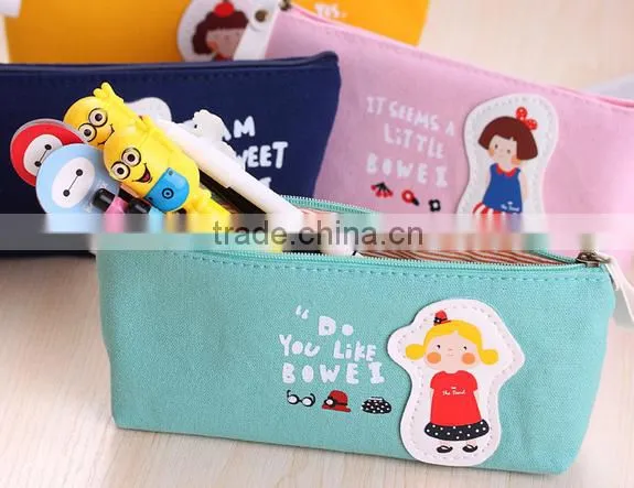 Lovely little girl pencil case , pencil bag for girls