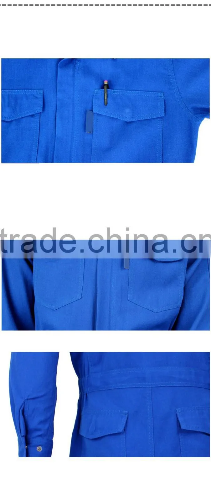 TC Fire Retardant Antiflaming Safety Workwear Uniforms Disposable Arc Preventive Coverall