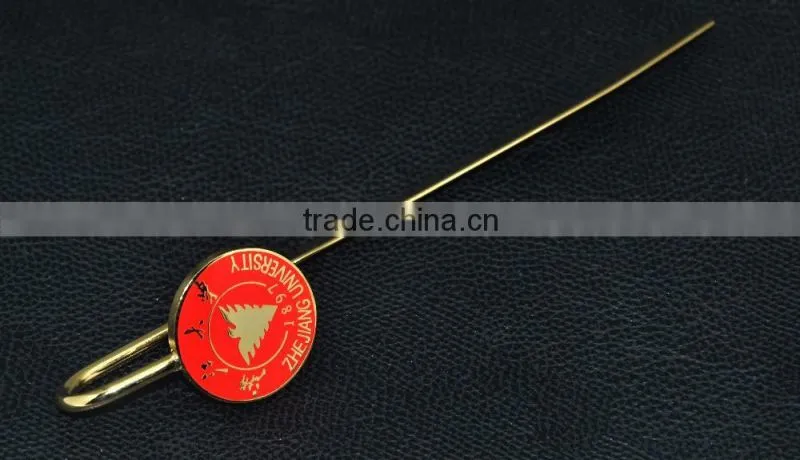 Soft enamel metal custom bookmark