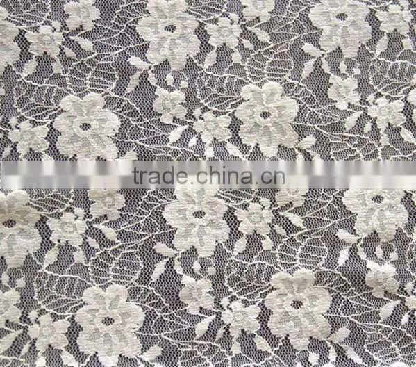 2022 elastic nylon cotton lace fabric wedding lace fabric