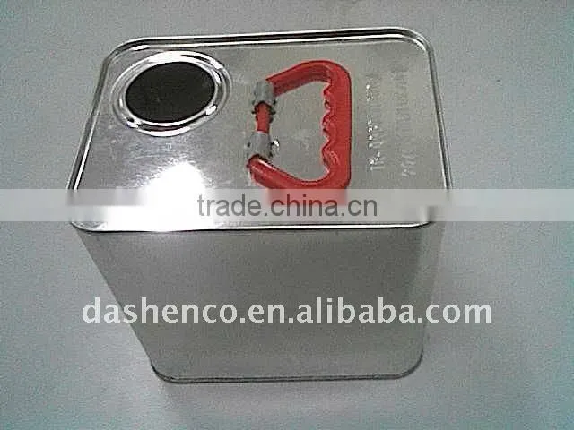 2.5L F-style rectangular chemical paint can