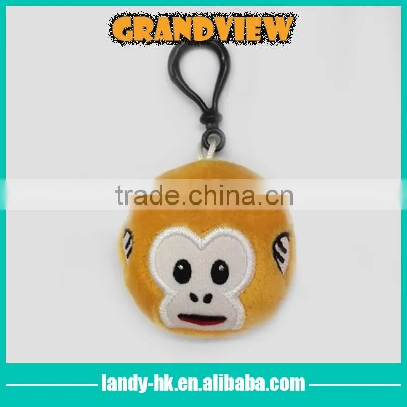 Fashionable Plush Emoji Keychain Decorative Animal Plush Toy