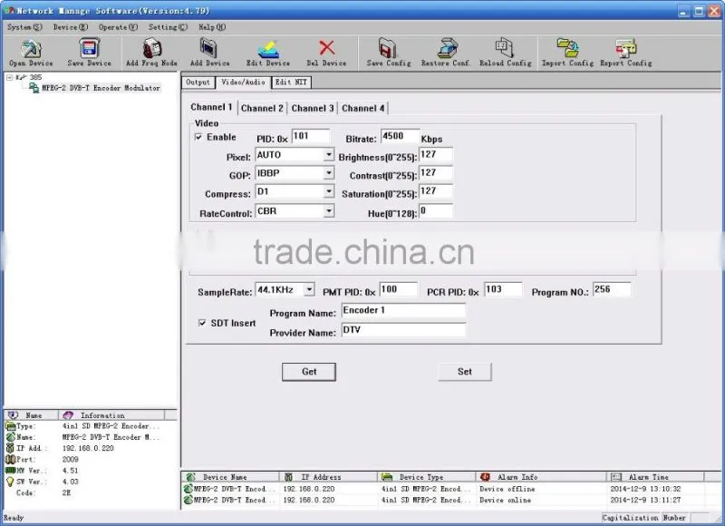 SC-4201 MPEG-2 Modulator/DVB-T MPEG-2 Modulator/MPEG-2 Encoder Modulator