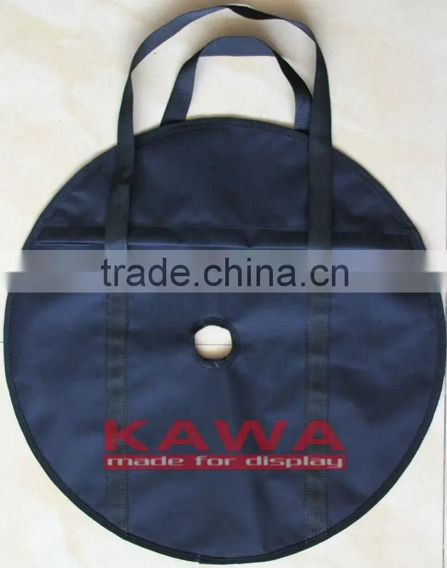 Flying banner pole sand bag for display