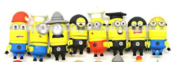 Newest! custom pvc wholesale cute cartoon usb flash drive