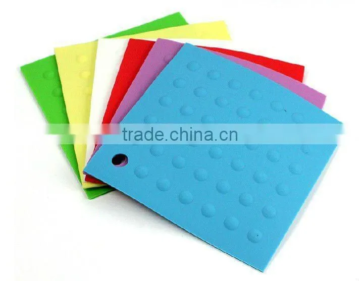 various colors silicone table mat