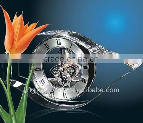 Simple Crystal Desk Clock Decoration Clock