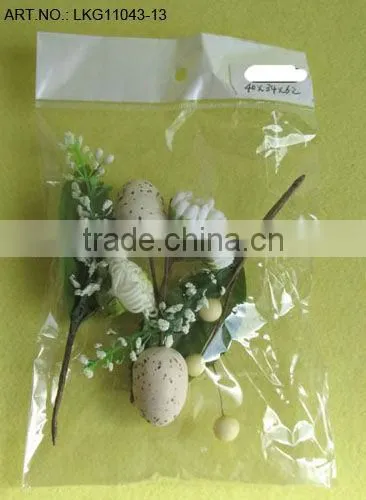 2014 Hot Sale Artificial Polyster Egg and Berry&Flower Pick Bag