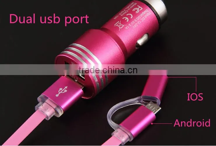 2016 newest 4.2v 200ma usb charger 3.7v 2.4a usb car charger
