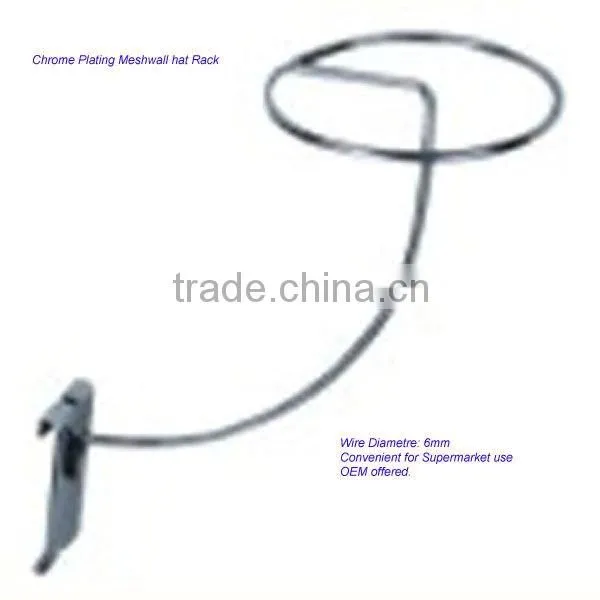 Chrome Plating Meshwall Cap Rack