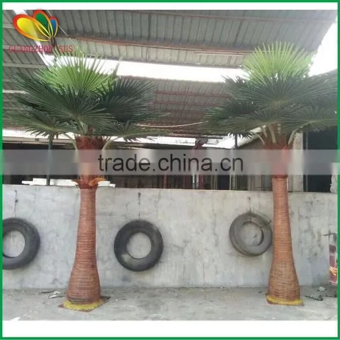Factory price artificial palm tree decorative tree artificial fan palm tree