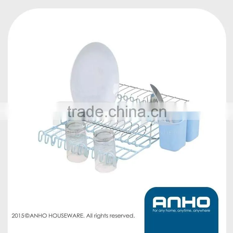 Chrome Plated Iron Wire Kitchen Plate Rack