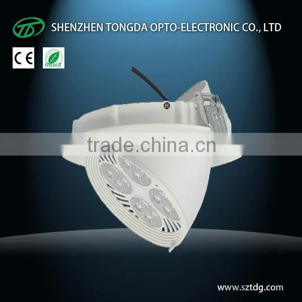 new design 360 degree rotatable 5w 7w 12w cob led light downlight with 3year warranty
