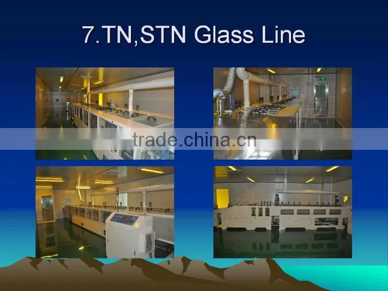 4.3inch colour glass module