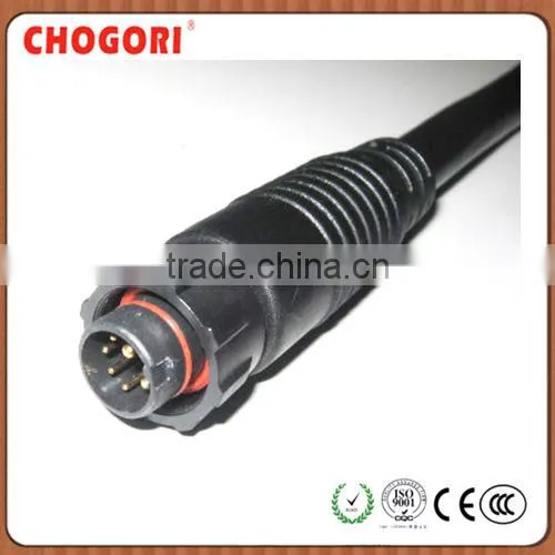 2+4pin watertight receptacle