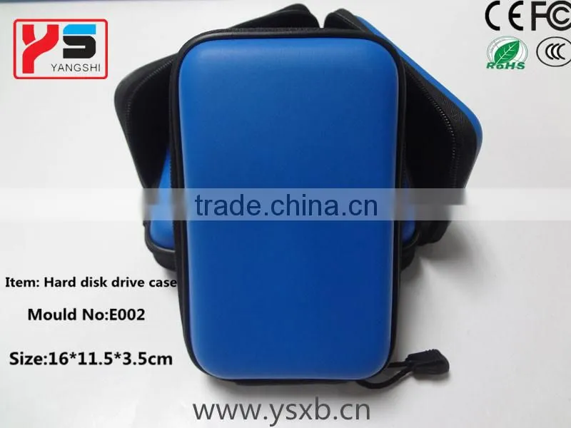 blue external hard disk drive enclosure 2.5" hdd carrying case