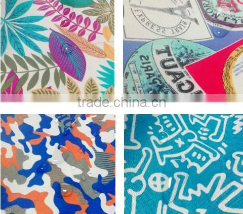 polyester oxford ristop knitting fabric wax printed fabric african bag material