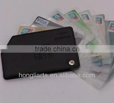 PU Card holder/ Card Wallet with string
