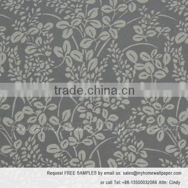 Vinyl wall covering/Indoor wallcovering/3d wall covering/Non woven wallcoverings (130404)