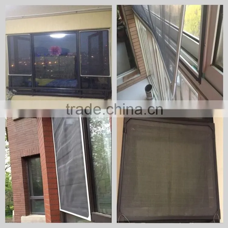 Hot sale magnetic window fly screen OEM size