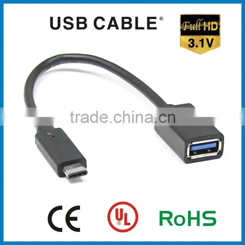 usb 3.1 type c male to female otg cable