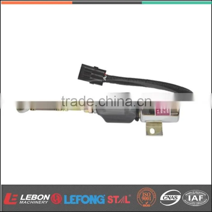 232C 1115030 24V Fuel Cut off Solenoid for Excavator Parts