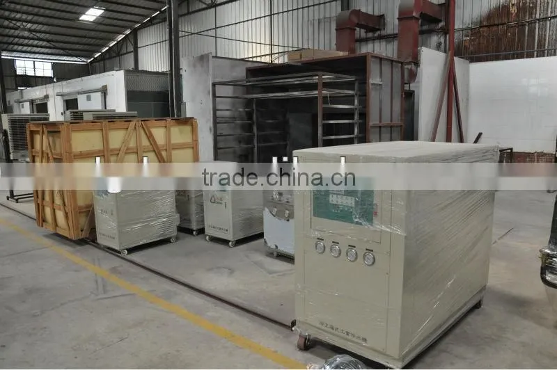 Industrial water chiller with air cooled system