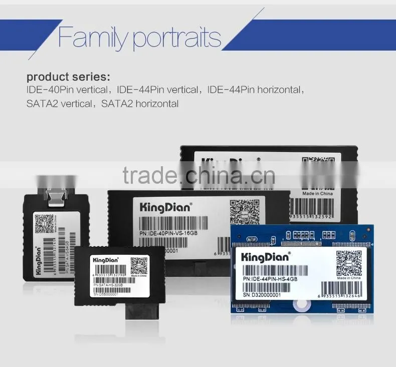 KingDian DOM Disk on Module IDE-44PIN-VS ssd solution 4GB 8GB 16GB 32GB 64GB IDE DOM (IDE-44PIN-VS)
